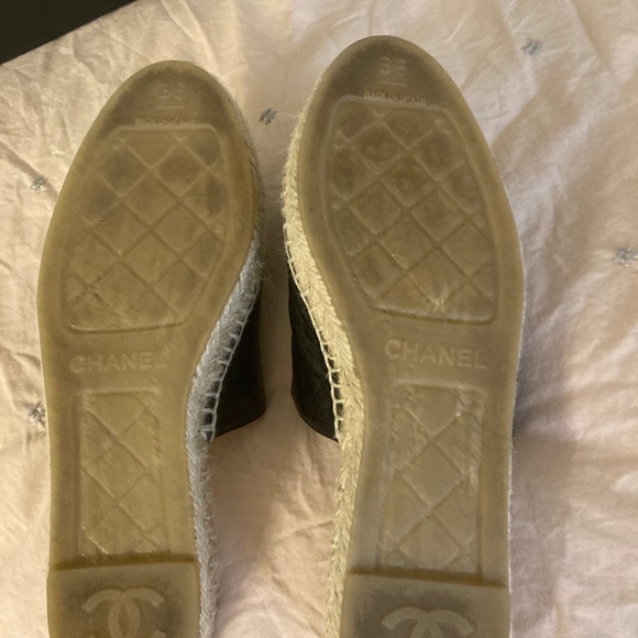 Chanel Black Espadrilles slides - Picture 12 of 12